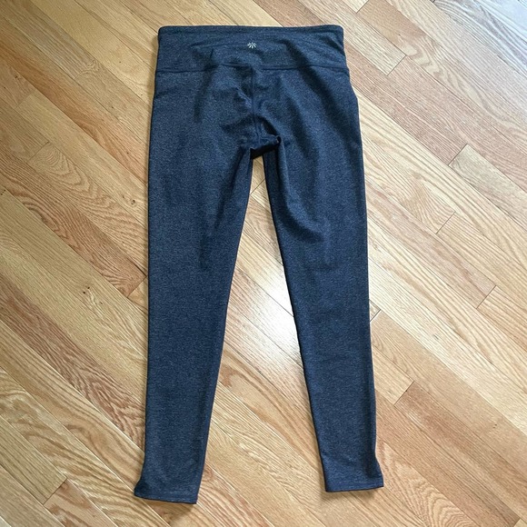 Athleta Chaturanga Gray Split Ankle Tights Leggings Pants - Picture 6 of 6